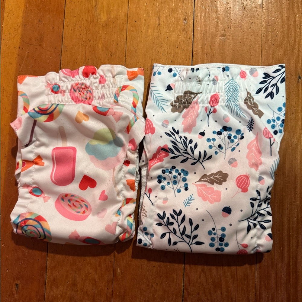 Floral and Candy Patterned Dog Diaper Covers